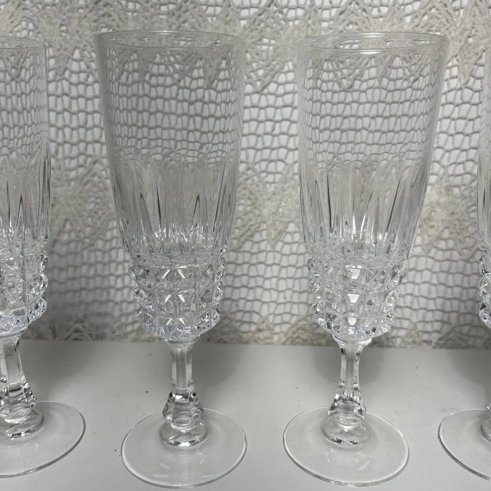 Cristal d'Arques Pompadour Champagne Flute 7